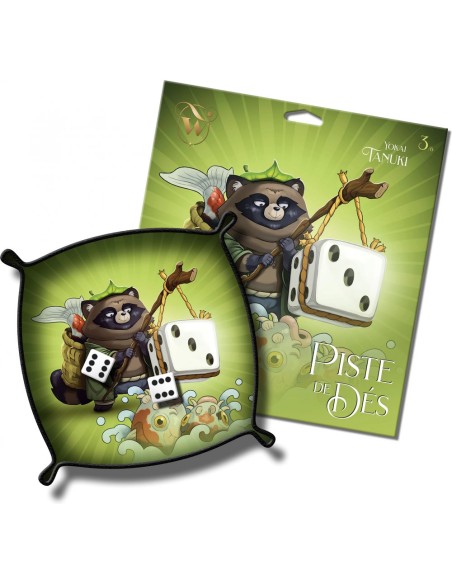 Piste de dés Yokai : Tanuki - Accessoire de jeu - Wogamat