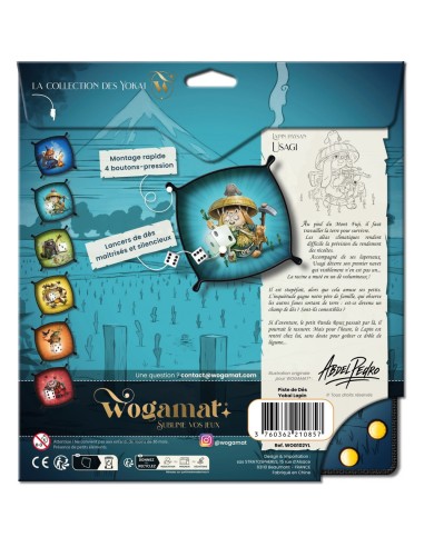 Piste de dés Yokai : Lapin - Accessoire de jeu - Wogamat