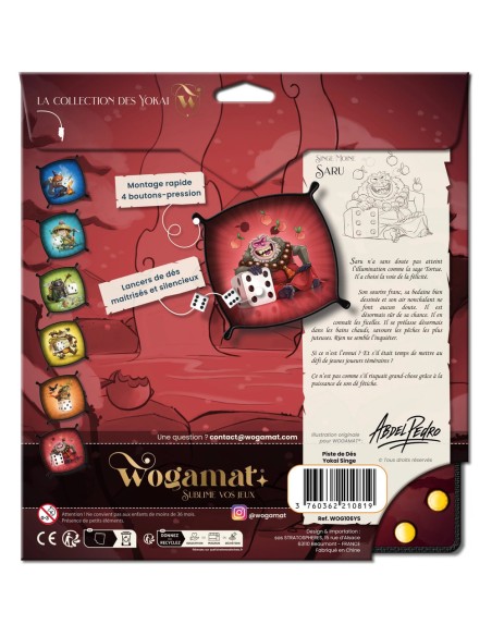 Piste de dés Yokai : Singe - Accessoire de jeu - Wogamat