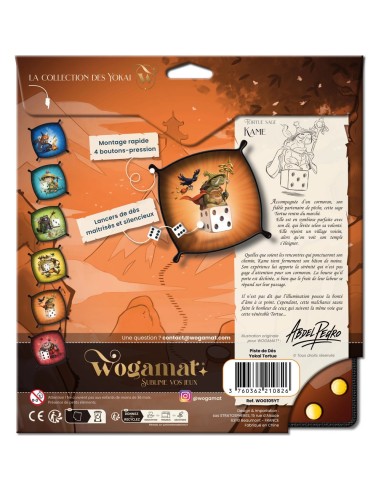 Piste de dés Yokai : Tortue - Accessoire de jeu - Wogamat