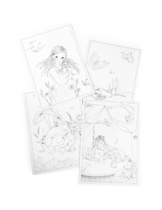 24 modèles de dessin Kidywolf - Les Rosalies - Moulin Roty - Les Rosalies 2