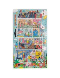 Puzzle Chez les Schmouks 500 pcs - Les Schmouks - Moulin Roty - Les Schmouks 2