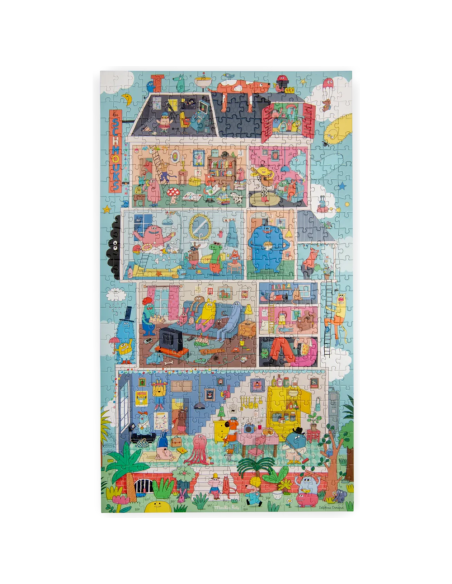 Puzzle Chez les Schmouks 500 pcs - Les Schmouks - Moulin Roty - Les Schmouks