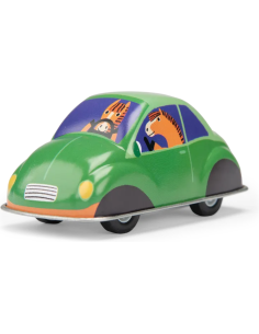 Voiture à friction verte - Les jouets métal - Moulin Roty
