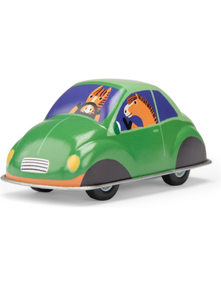 Voiture à friction verte - Les jouets métal - Moulin Roty