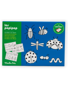 24 modèles de dessin Kidywolf - Les Popipop - Moulin Roty - Les Popipop