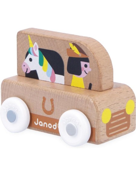 Van à licorne en bois Royaume enchanté Cross Roads - Janod