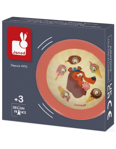 Labyrinthe de poche Ours Applepop - Janod