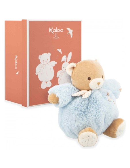 Ours en peluche Patapouf bleu pour bébé, 17 cm - Peluche ours - Kaloo