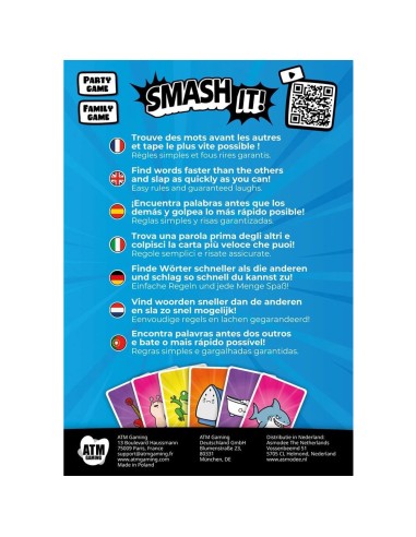 Smash It ! - Jeu d'Ambiance - Cartes - Rapidité