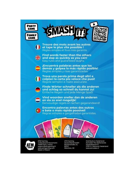 Smash It ! - Jeu d'Ambiance - Cartes - Rapidité