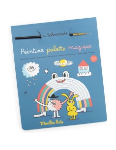 Peinture palette magique - Les Schmouks - Moulin Roty - Les Schmouks