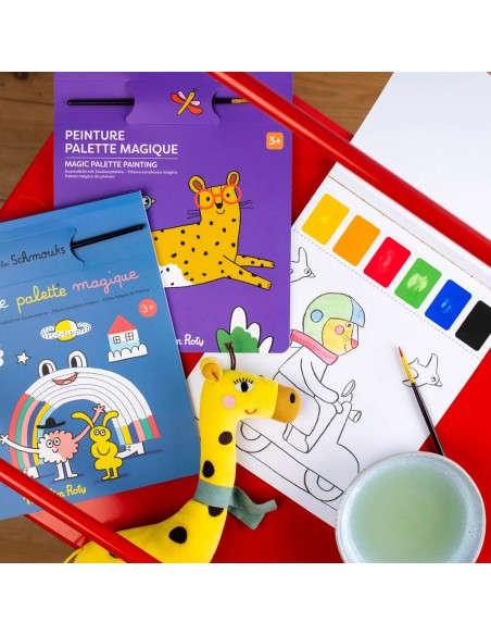Peinture palette magique - Moulin Roty