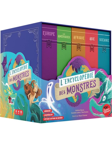 L'Encyclopédie des Monstres - Jeu Enfants - Dès 6 ans - Le Scorpion Masqué
