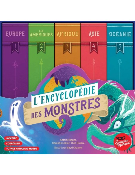L'Encyclopédie des Monstres - Jeu Enfants - Dès 6 ans - Le Scorpion Masqué