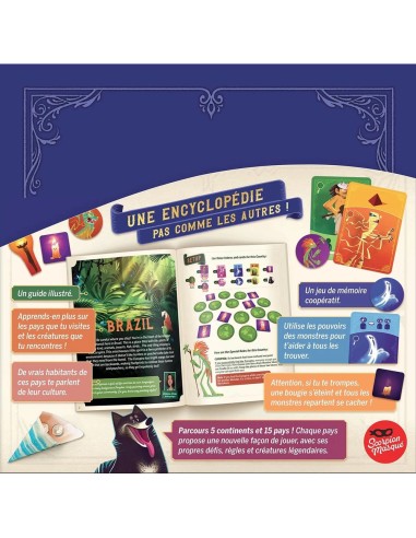 L'Encyclopédie des Monstres - Jeu Enfants - Dès 6 ans - Le Scorpion Masqué