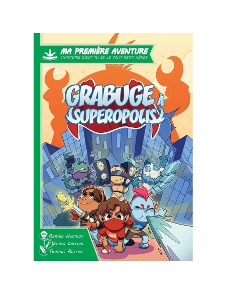 Grabuge à Superopolis - Ma Première Aventure - Livre-Jeu dès 4 ans - Espritje