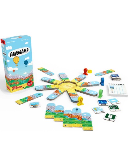 Panorama - Jeu de Société - Jeu de Pose de Tuiles - Le Scorpion Masqué