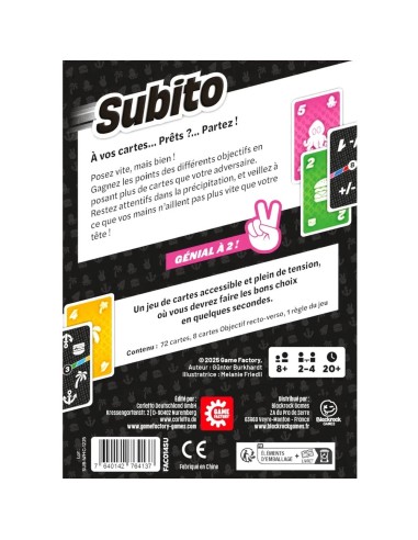Subito - Jeu d'Ambiance