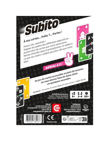 Subito - Jeu d'Ambiance