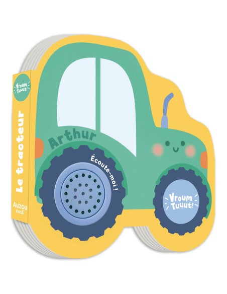 Petits véhicules sonores - Arthur le tracteur - Livres enfants - Auzou