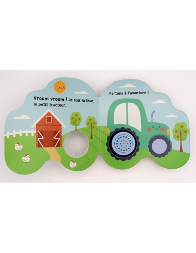Petits véhicules sonores - Arthur le tracteur - Livres enfants - Auzou