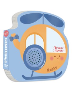 Petits véhicules sonores - Romy l'hélicoptère - Livres enfants - Auzou