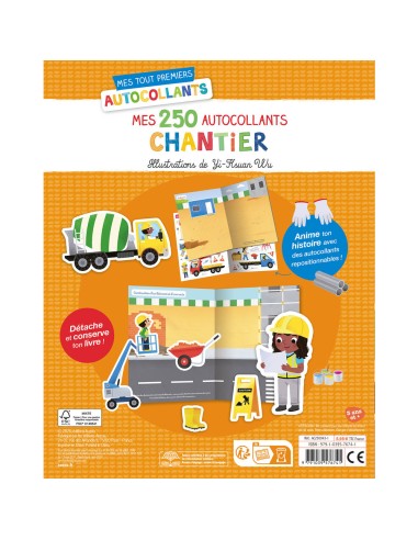 Mes 250 autocollants chantier - Activités et loisirs créatifs - Auzou
