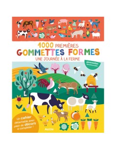 1000 premières gommettes formes ferme - Activités et loisirs créatifs - Auzou