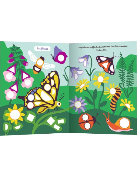 Mes tout premiers autocollants - 1000 premières gommettes formes la nature - Activités et loisirs créatifs - Auzou