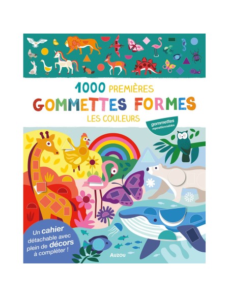Mes tout premiers autocollants - 1000 premières gommettes formes les couleurs - Activités et loisirs créatifs - Auzou