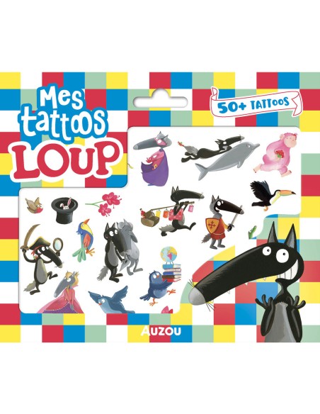 Mes p'tits tattoos - Loup - Activités et loisirs créatifs - Auzou