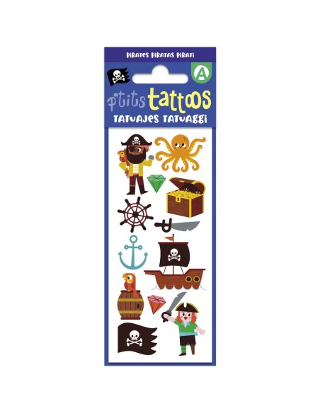 Mes p'tits tattoos - Mes p'tits tattoos pirates - Activités et loisirs créatifs - Auzou