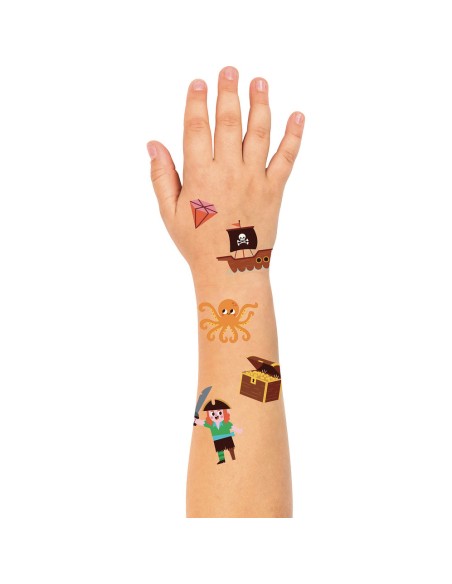 Mes p'tits tattoos - Mes p'tits tattoos pirates - Activités et loisirs créatifs - Auzou