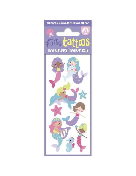 Mes p'tits tattoos - Sirènes - Activités et loisirs créatifs - Auzou