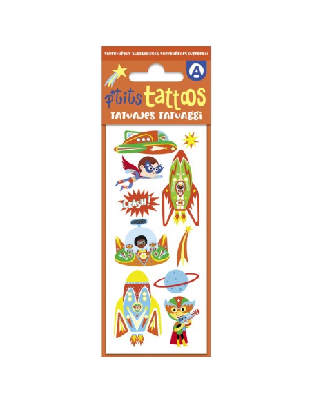 Mes p'tits tattoos - Mes p'tits tattoos super-héros - Activités et loisirs créatifs - Auzou