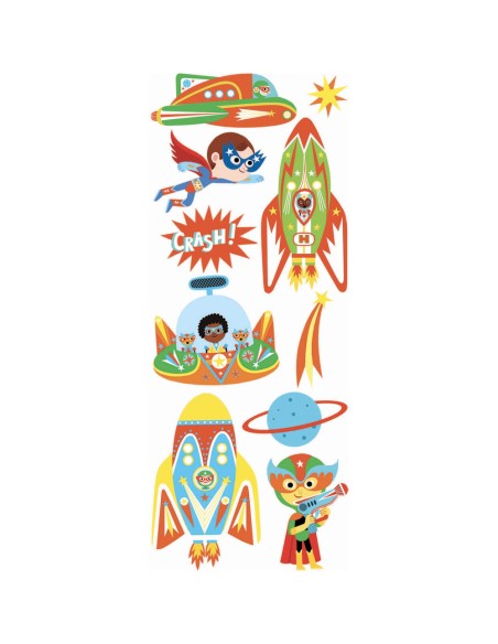 Mes p'tits tattoos - Mes p'tits tattoos super-héros - Activités et loisirs créatifs - Auzou
