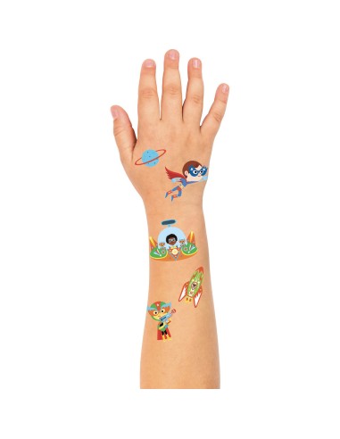 Mes p'tits tattoos - Mes p'tits tattoos super-héros - Activités et loisirs créatifs - Auzou