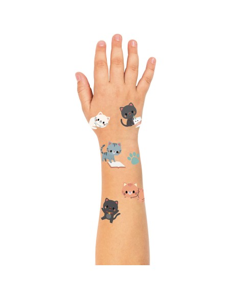 Mes p'tits tattoos - Mes p'tits tattoos chats - Activités et loisirs créatifs - Auzou