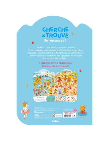 Cherche et trouve en vacances ! - Livres enfants - Auzou