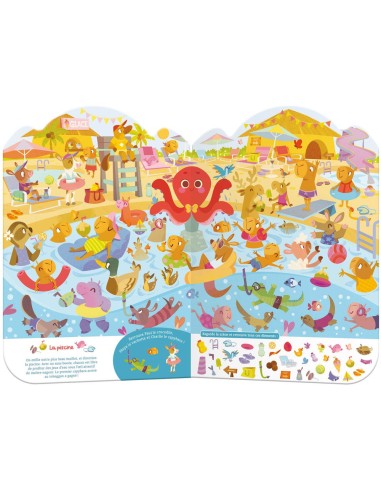 Cherche et trouve en vacances ! - Livres enfants - Auzou