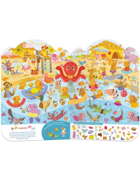Cherche et trouve en vacances ! - Livres enfants - Auzou