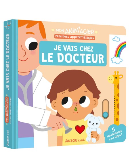 Mon anim'agier - Premiers apprentissages - Je vais chez le docteur - Livres enfants - Auzou