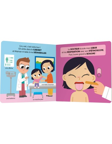 Mon anim'agier - Premiers apprentissages - Je vais chez le docteur - Livres enfants - Auzou