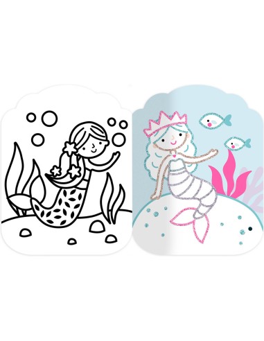 Je colorie sans dépasser - Jolies sirènes - Activités et loisirs créatifs - Auzou