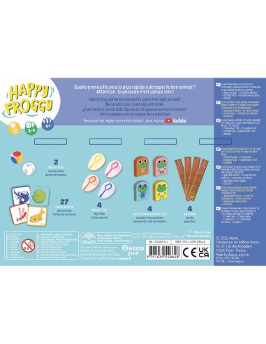 P'tit jeu - Happy froggy - Auzou