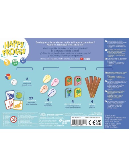 P'tit jeu - Happy froggy - Auzou