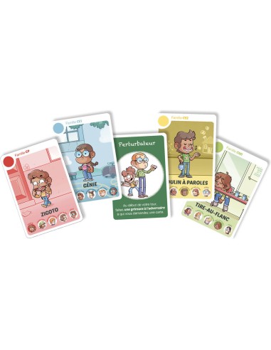 Jeu de cartes - Jeu de 7 familles - À l'école - Auzou