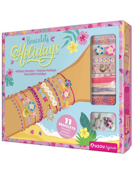 Ma boîte à bijoux - Bracelets holidays - Activités et loisirs créatifs - Auzou