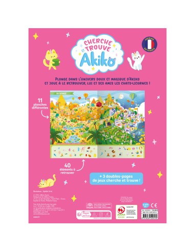 Cherche & trouve akiko - Livres enfants - Auzou